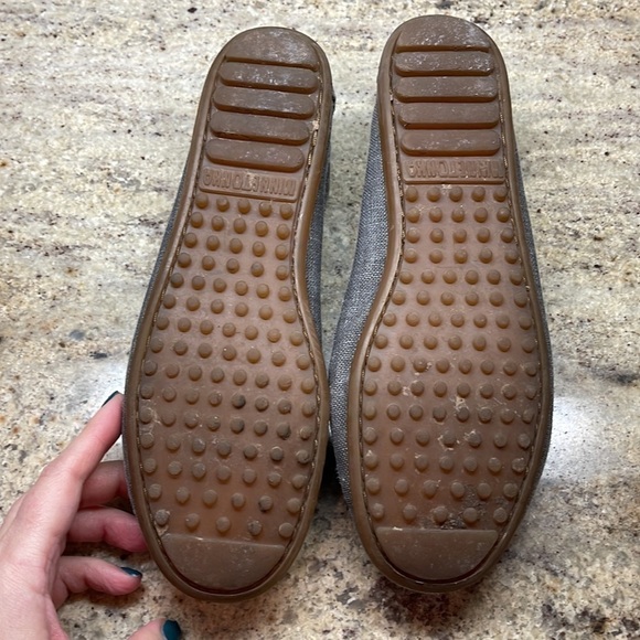 MINNETONKA canvas gray boat shoes size 7 - Picture 8 of 11